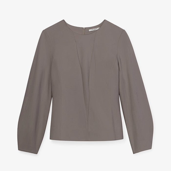 Packshot image of the Rashida top in Pebble