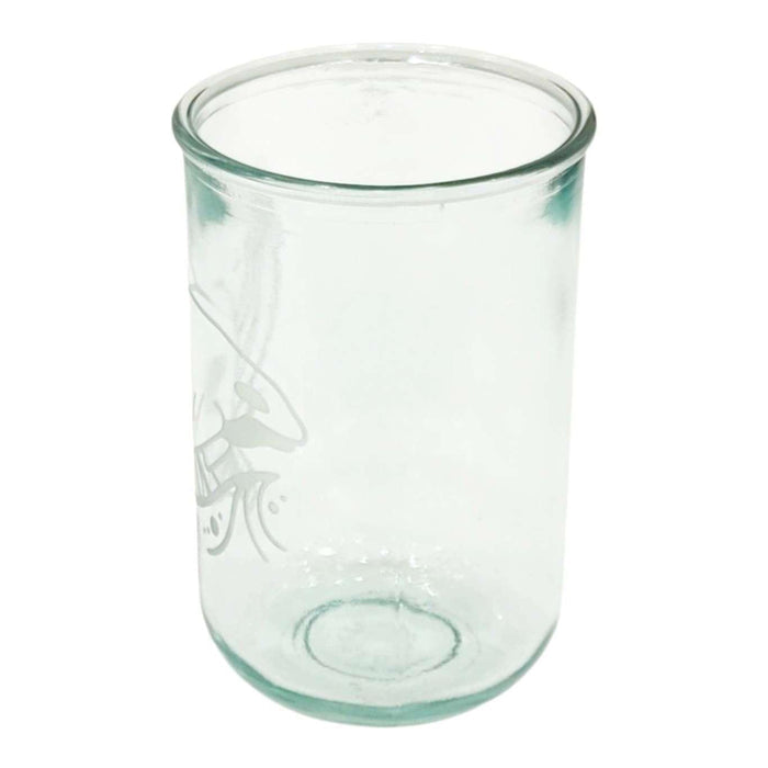 Recycled Glass Tumbler - Tall - Orca Whale Rustic by Bread and Badger