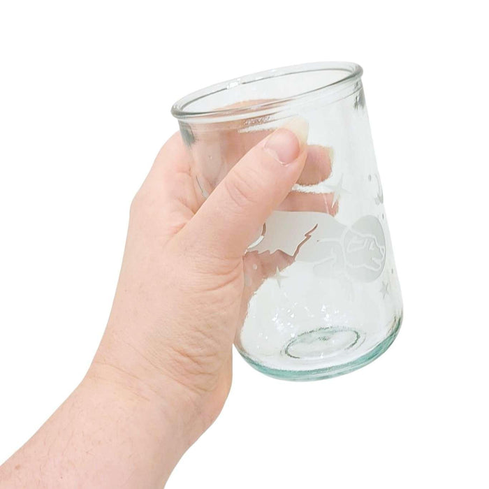 Recycled Glass Tumbler - Tall - Space Dog Rustic by Bread and Badger