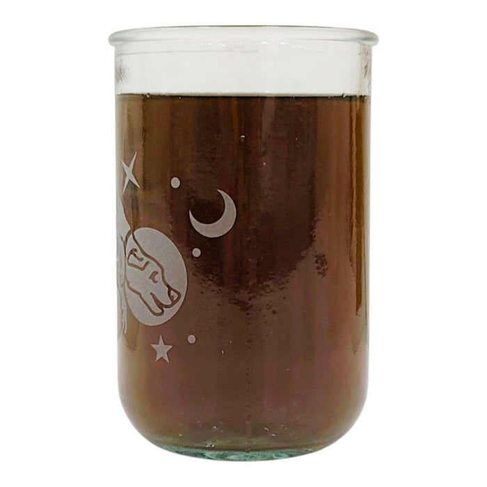 Recycled Glass Tumbler - Tall - Space Dog Rustic by Bread and Badger