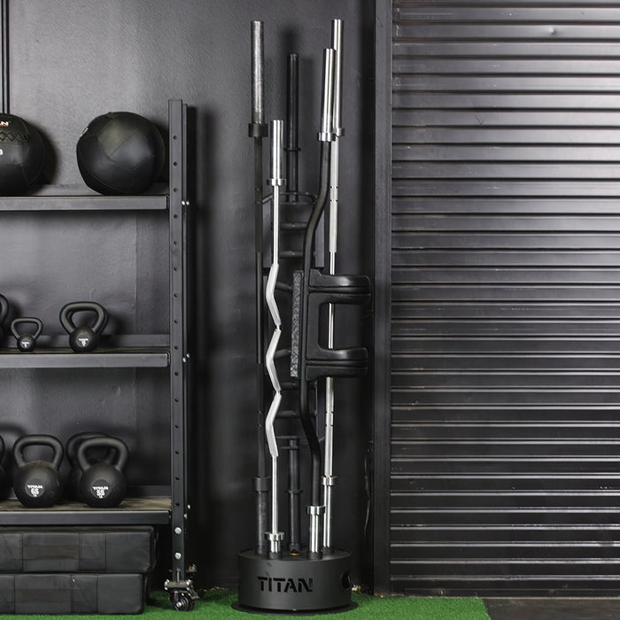 Revolver Rotating Barbell Rack | 5 Sleeve