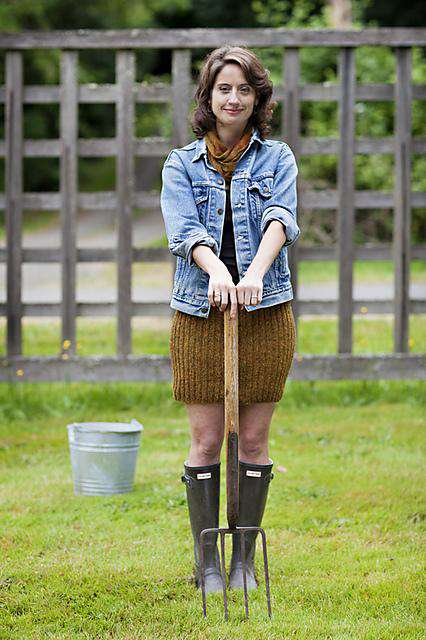 Ribbed Pencil Skirt by Churchmouse Yarns and Teas-Patterns-Churchmouse Yarns-Alpaca Direct