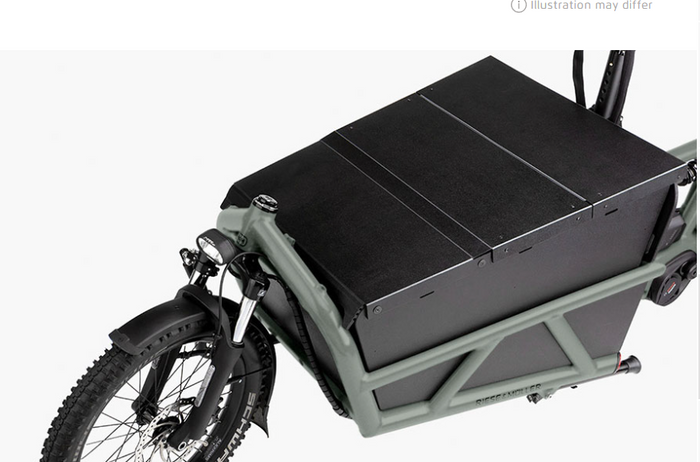 Riese and Muller Load4 60 vario HS - Grey - Hard cover - 1450Wh