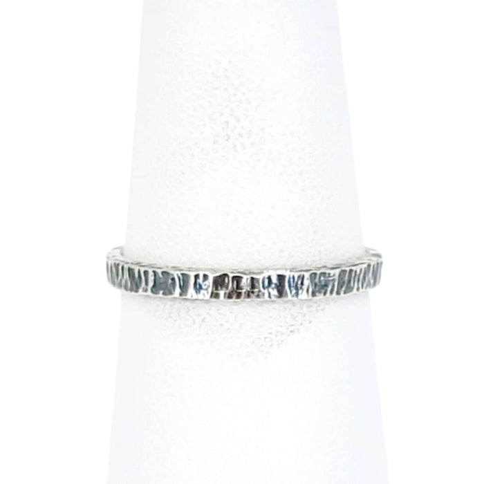 Ring - Sizes 7, 8 - Wood Grain Texture (Sterling Silver) by Taviametal