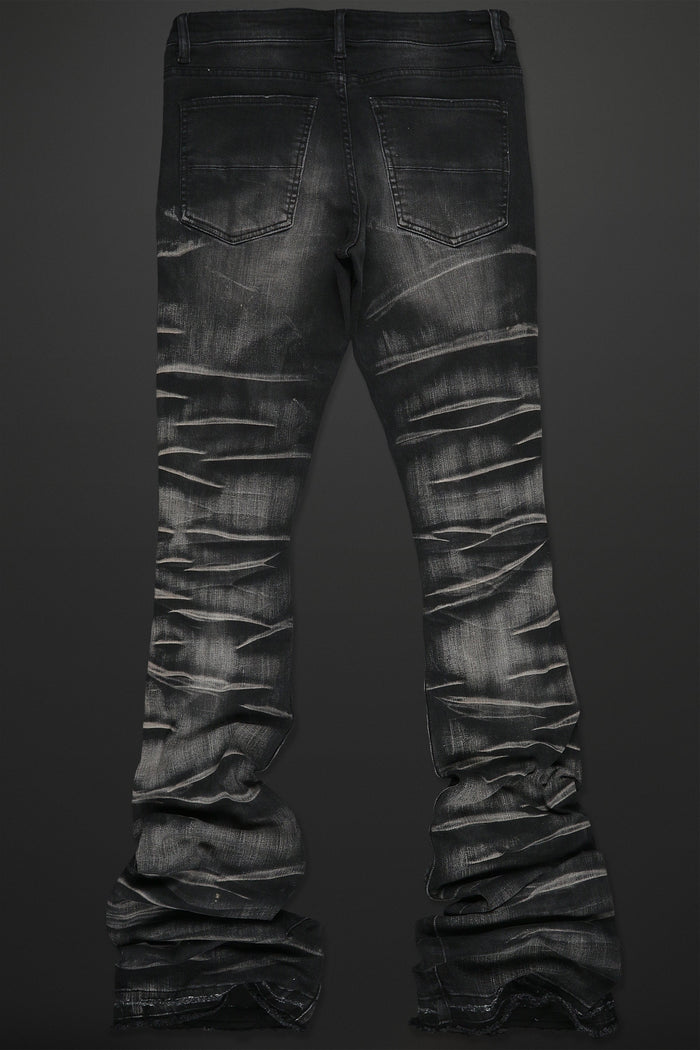 Rockstar - Sniper Super Stacked Flare Jean - Clique Apparel