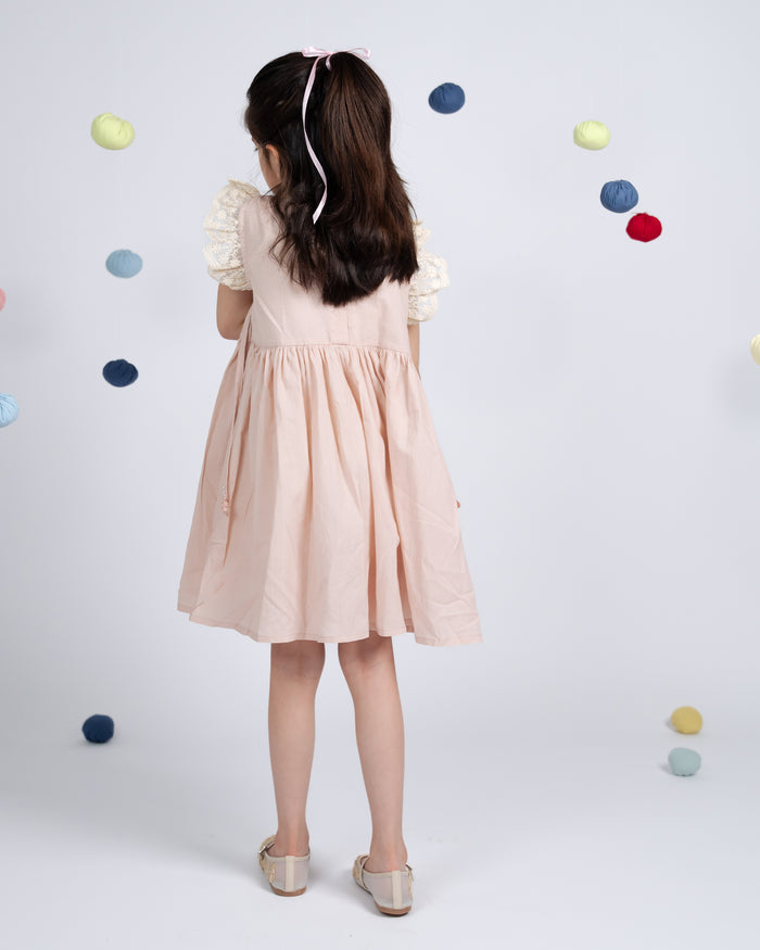 Rosie Dress - Flamingo Pink