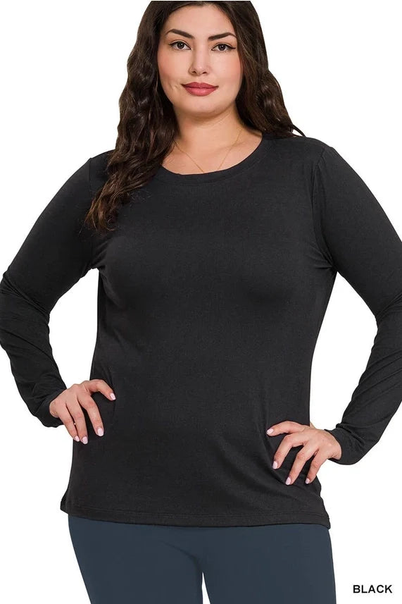 Round Neck Long Sleeve