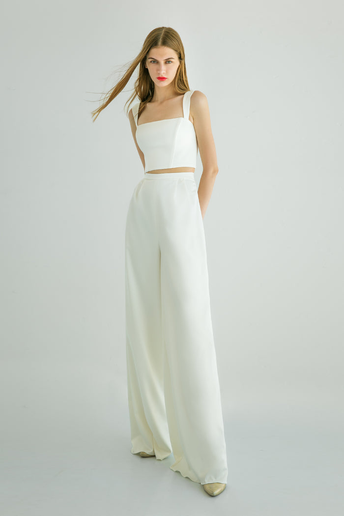 RTS Modern Corset Crop Top Andrea With Lace-up Detail