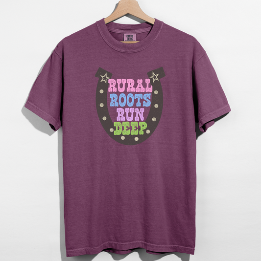 Rural Roots Run Deep– Comfort Colors T-Shirt