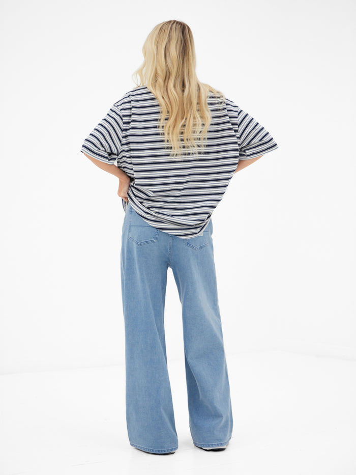 Sasha Stripe T-Shirt - Navy Stripe