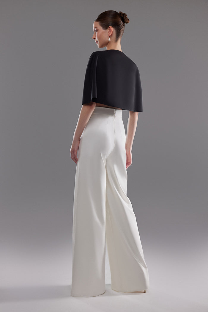 Satin Bridal Bolero Amor | White Wedding Cover up | Ivory Shoulder Cape