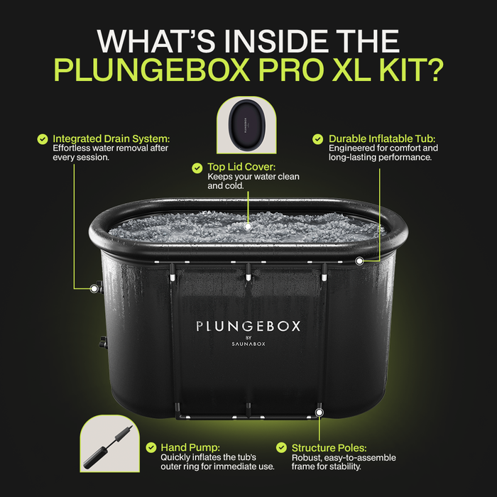 SaunaBox® PlungeBox XL Cold Tub