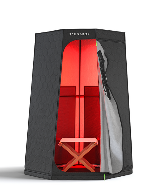 SaunaBox® Pulse PRO: Infrared Sauna with Red-light Therapy