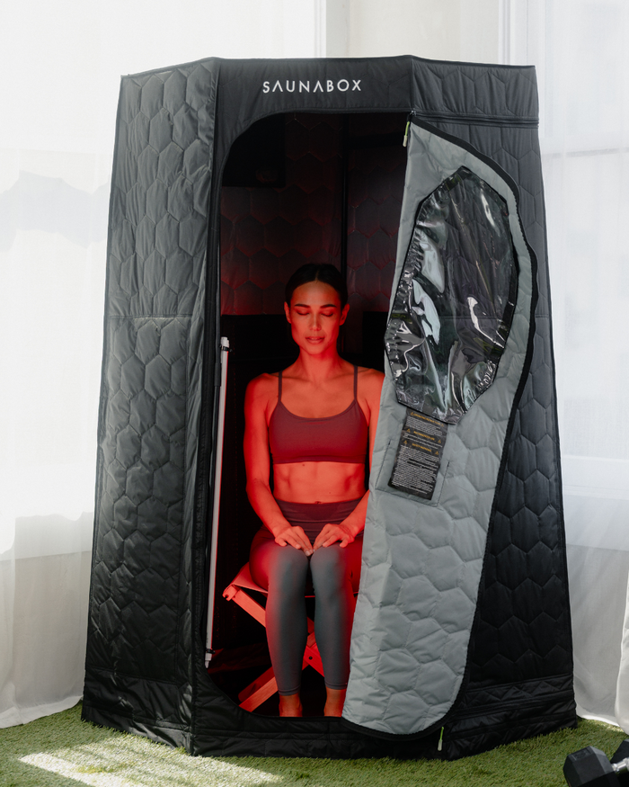 SaunaBox® Pulse PRO: Infrared Sauna with Red-light Therapy