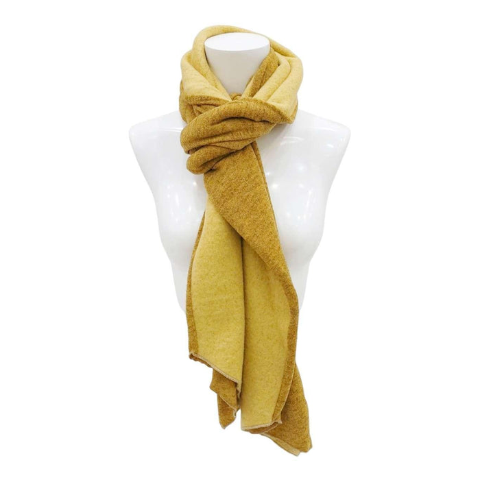 Scarf -  Isola Knit and Recycled Cotton (Golden) by G & L Positive Goods
