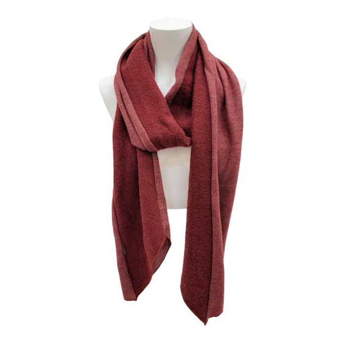Scarf -  Isola Knit and Recycled Cotton (Marsala) by G & L Positive Goods