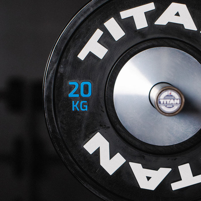 20 KG Single Elite Black Olympic Bumper Plate