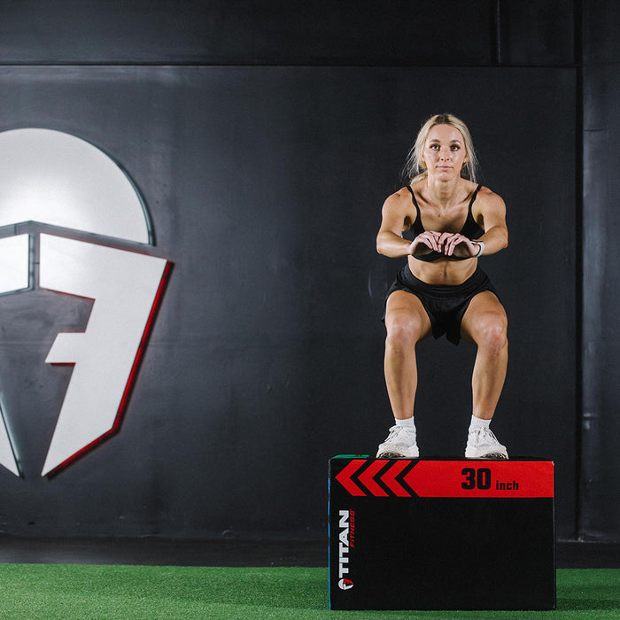 3-In-1 Heavy Foam Plyometric Box | 20 x 24 x 30in