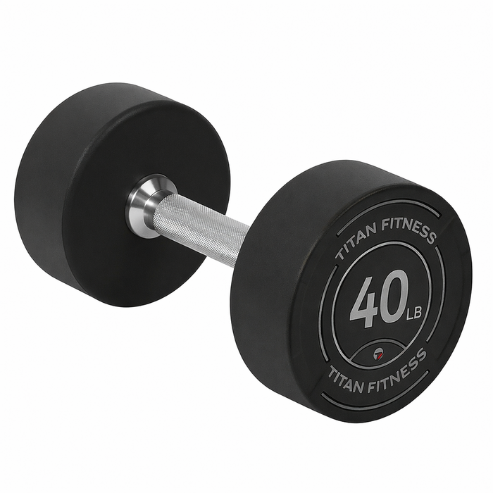 Scratch and Dent, 40 LB Round Urethane Dumbbell