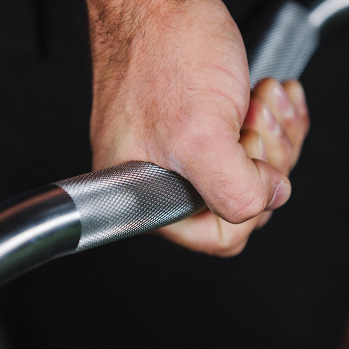 50 LB EZ Curl Fixed Urethane Barbell