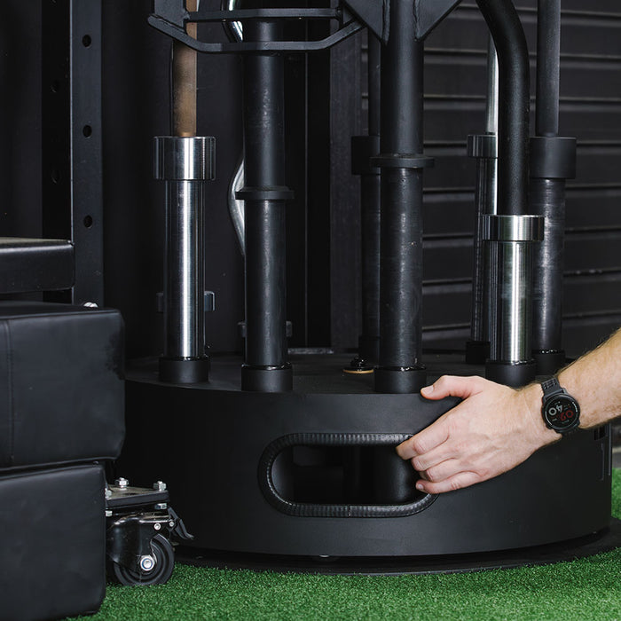 Revolver Rotating Barbell Rack | 9 Sleeve