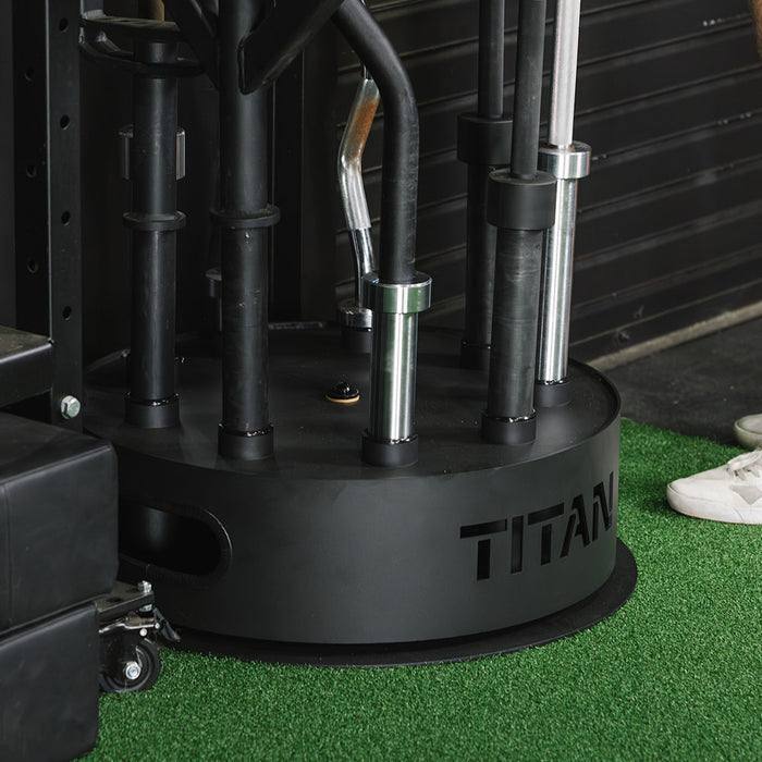 Revolver Rotating Barbell Rack | 9 Sleeve