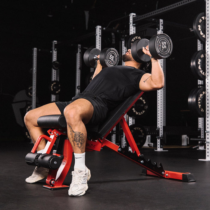 Elite Series Adjustable FID Bench | Red