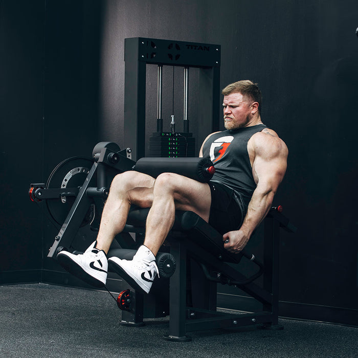 Scratch and Dent, Leg Extension and Curl Machine | 10 - 250 LB Selector