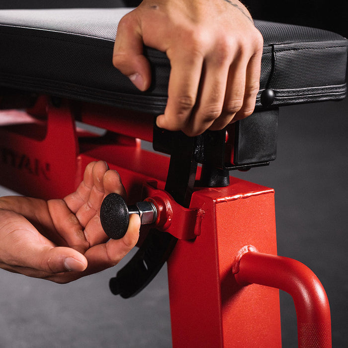 Performance Series Adjustable Bench | Red