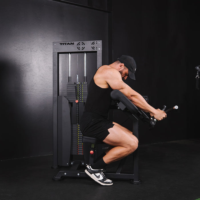 Selectorized Bicep and Tricep Machine