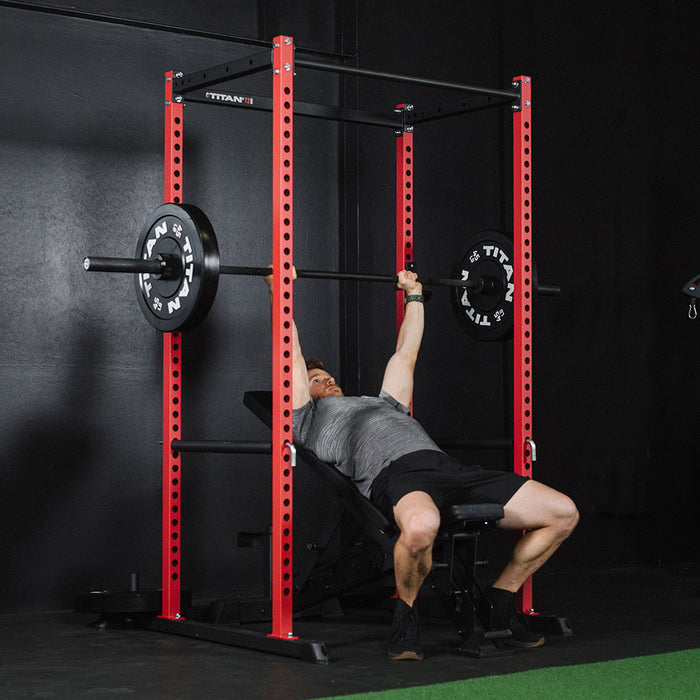 T-2 Series Power Rack | Red / 83in