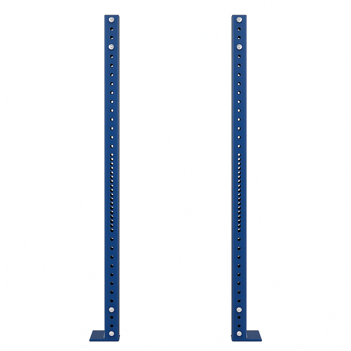 Scratch and Dent, T-3 Series Navy Bolt Down Uprights | 2 Pack