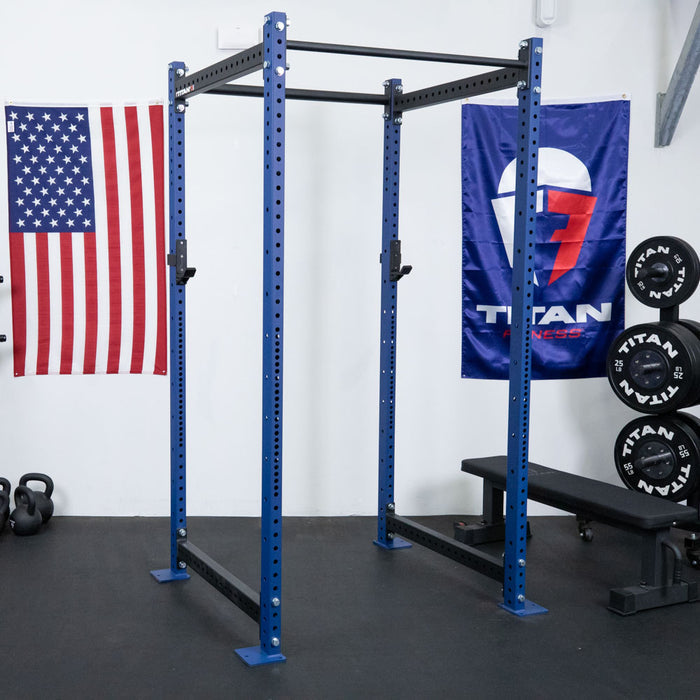 T-3 Series Power Rack | Navy / No Weight Plate Holders