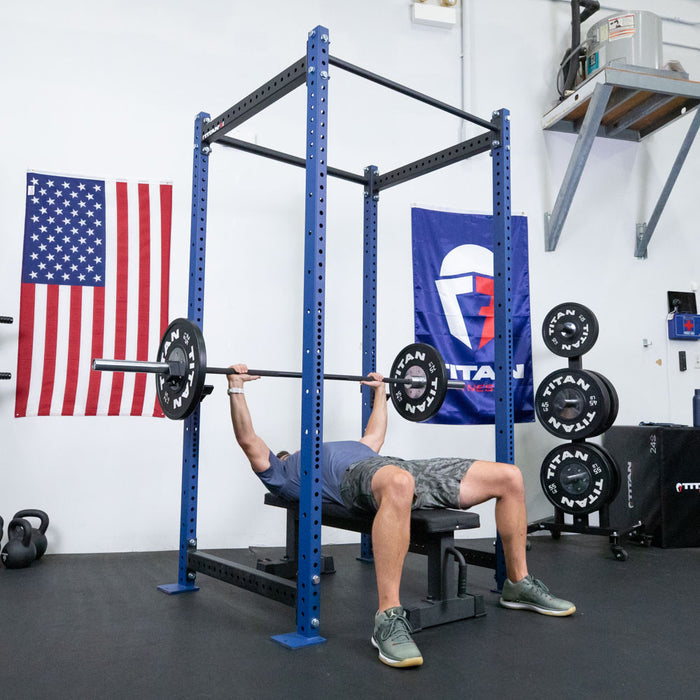 T-3 Series Power Rack | Navy / No Weight Plate Holders