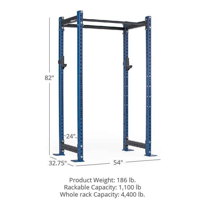T-3 Series Power Rack | Navy / No Weight Plate Holders