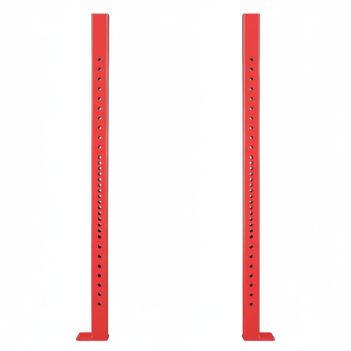Scratch and Dent, T-3 Series Red Bolt Down Uprights | 2 Pack