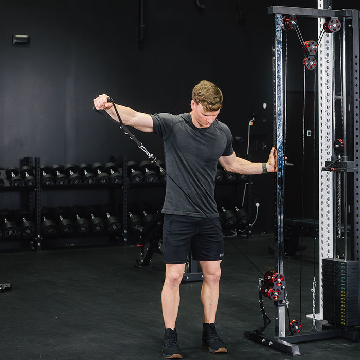 Selectorized Wall and Rack Mounted Pulley Towers | Tall 89"
