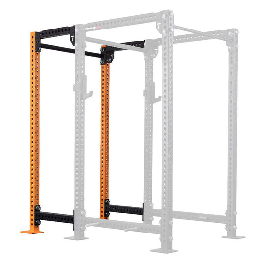 TITAN Series 24-in Extension Kit - Extension Color: Orange - Extension Height: 90" - Crossmember: 2" Fat Pull-Up Bar | Orange / 90" / 2" Fat Pull-Up Bar