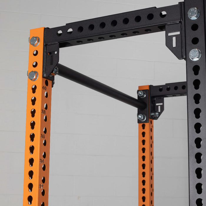 TITAN Series 24" Extension Kit - Extension Color: Orange - Extension Height: 90" - Crossmember: 2" Fat Pull-Up Bar | Orange / 90" / 2" Fat Pull-Up Bar