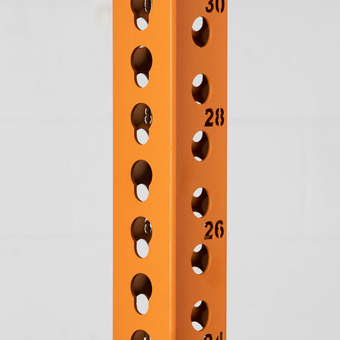 TITAN Series 24" Extension Kit - Extension Color: Orange - Extension Height: 90" - Crossmember: 2" Fat Pull-Up Bar | Orange / 90" / 2" Fat Pull-Up Bar