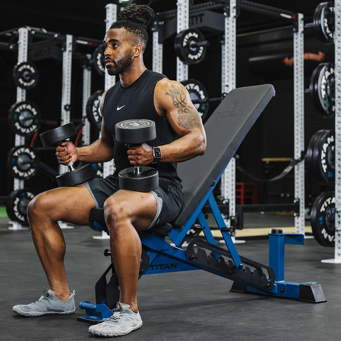 TITAN Series Adjustable Bench | Navy
