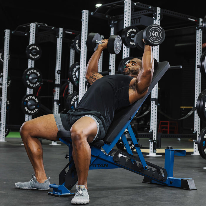TITAN Series Adjustable Bench | Navy