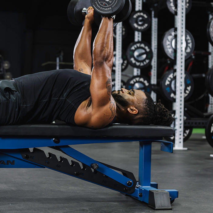 TITAN Series Adjustable Bench | Navy