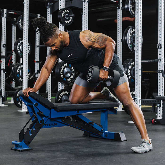 TITAN Series Adjustable Bench | Navy