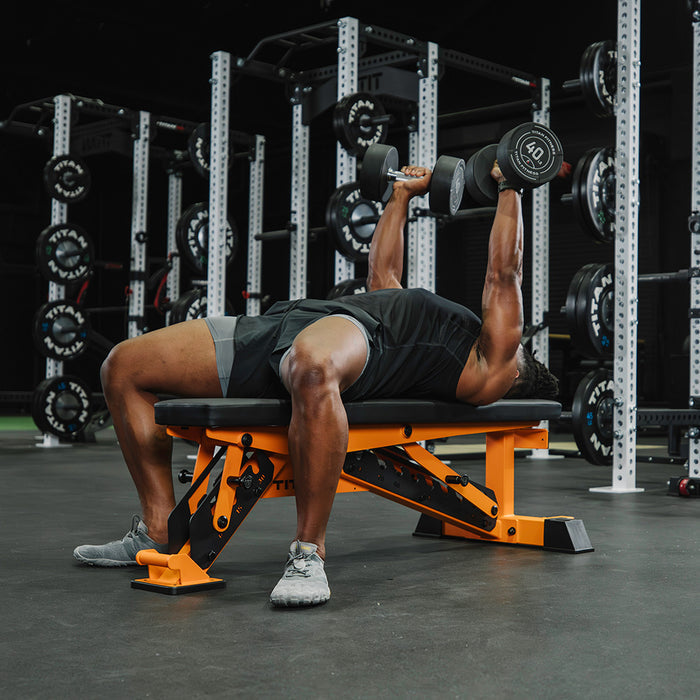 TITAN Series Adjustable Bench | Orange