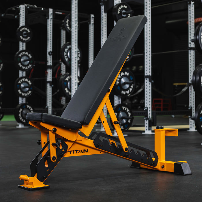 TITAN Series Adjustable Bench | Orange