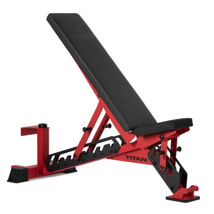TITAN Series Adjustable Bench | Red