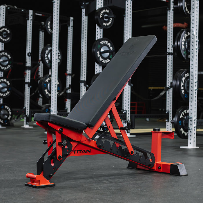 TITAN Series Adjustable Bench | Red