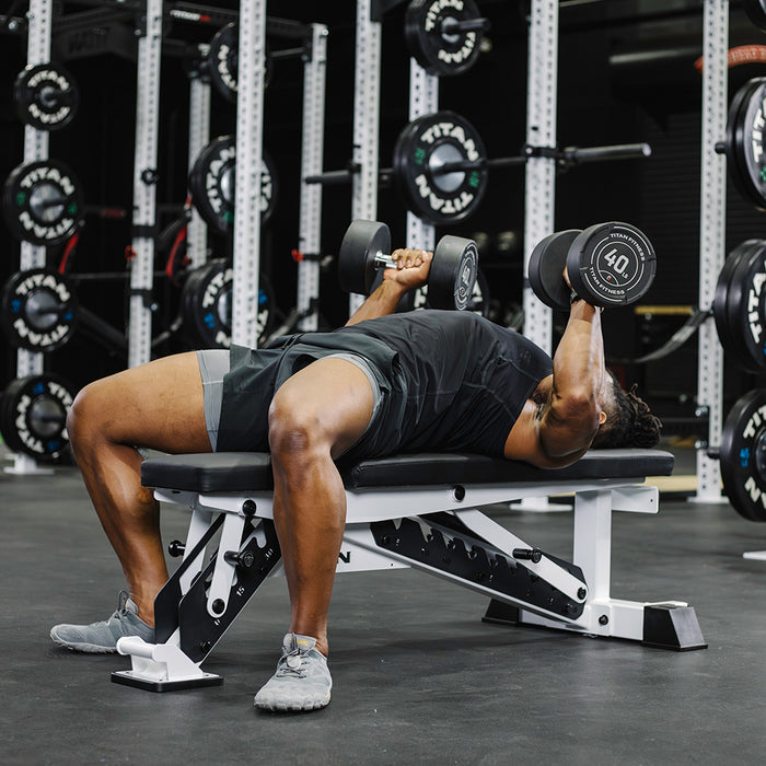 TITAN Series Adjustable Bench | White