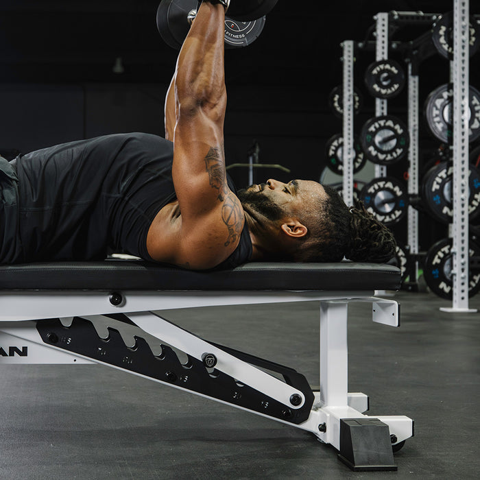 TITAN Series Adjustable Bench | White
